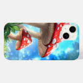 Coques Case-Mate iPhone Forêt de Champignons (Verso (horizontal))