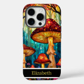 Coques Case-Mate iPhone Forêt de champignons en verre tendu (Verso)