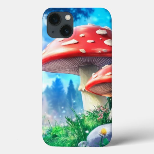 Coques Case-Mate iPhone Forêt de champignons Fantastique (Verso)