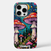 Coques Case-Mate iPhone Forêt de champignons magiques (Verso)