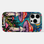 Coques Case-Mate iPhone Forêt de champignons magiques (Verso (horizontal))