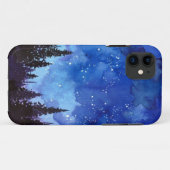 Coques Case-Mate iPhone Forêt de ciel nocturne (Dos (Horizontal))