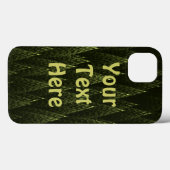 Coques Case-Mate iPhone Forêt de conifères fractale (Verso (horizontal))