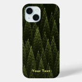Coques Case-Mate iPhone Forêt de conifères fractale (Verso)