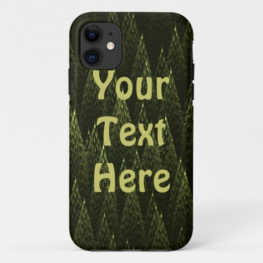 Coques Case-Mate iPhone Forêt de conifères fractale (Dos)