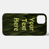 Coques Case-Mate iPhone Forêt de conifères fractale (Verso (horizontal))