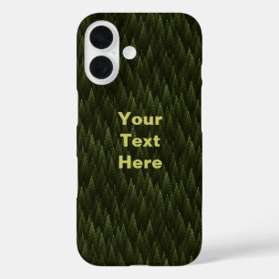 Coques iPhone 16 Forêt de conifères fractale