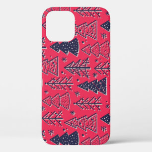 Case-Mate iPhone Case Forêt de Noël : Papier peint en silhouette d'hiver