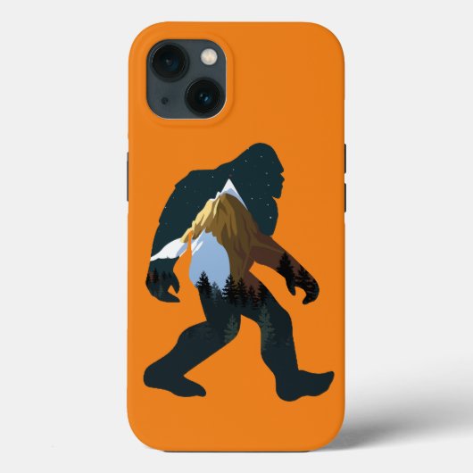 Coques Case-Mate iPhone Forêt de nuit Bigfoot (Verso)