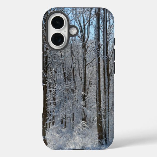 Coques Case-Mate iPhone Forêt de peupliers enneigés I (Verso)