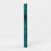 Coques Case-Mate iPhone Forêt de sarcelle d'hiver Luxe ✨ Flocon de neige d (Dos/Droite)