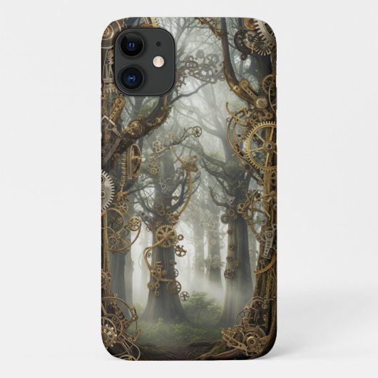 Coques Case-Mate iPhone Forêt d'engrenages (Dos)