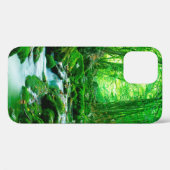 Coques Case-Mate iPhone Forêt d'été profonde, backwoods, profonde, profond (Verso (horizontal))