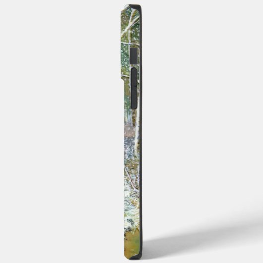 Coques Case-Mate iPhone forêt d'hiver Aquarelle (Verso / Gauche)