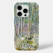 Coques Case-Mate iPhone forêt d'hiver Aquarelle (Verso)