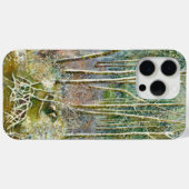 Coques Case-Mate iPhone forêt d'hiver peinture aquarelle (Verso (horizontal))