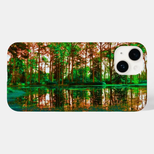 Coques Case-Mate iPhone Forêt d'Imaginaires par Shirley Taylor (Verso (horizontal))