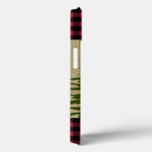 Coques Case-Mate iPhone Forêt d'ours de bison Plaid (Verso / Droite)