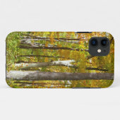 Coques Case-Mate iPhone Forêt du paysage d'automne Feuille Jaune (Dos (Horizontal))