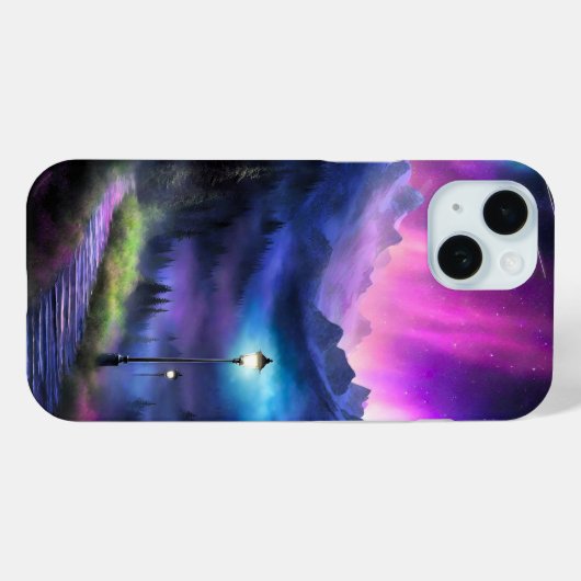 Coques Case-Mate iPhone Forêt enchantée (Verso (horizontal))