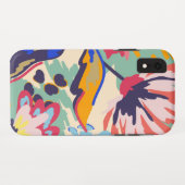 Coques Case-Mate iPhone Forêt et roses (Dos (Horizontal))