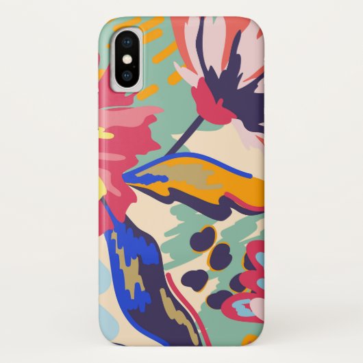 Coques Case-Mate iPhone Forêt et roses (Dos)