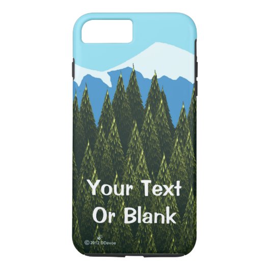 Coques Case-Mate iPhone Forêt fractale (Dos)