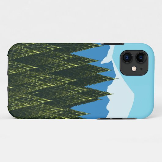 Coques Case-Mate iPhone Forêt fractale (Dos (Horizontal))