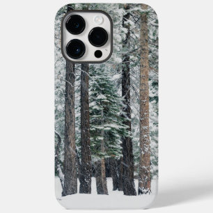 Coque Pour Pour iPhone 14 Pro Max Forêt hivernale Neige Arbres