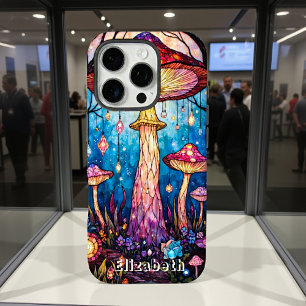 Coques iPhone 16 Pro Forêt luisante d'Amanita Muscaria