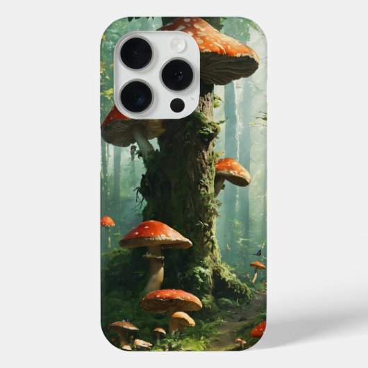 Coques Case-Mate iPhone forêt magique, volée agarique, forêt féerique, bou (Verso)