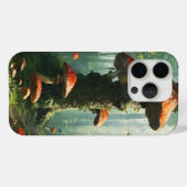 Coques Case-Mate iPhone forêt magique, volée agarique, forêt féerique, bou (Verso (horizontal))