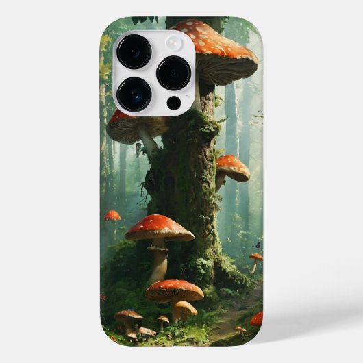 Coques Case-Mate iPhone forêt magique, volée agarique, forêt féerique, bou (Verso)