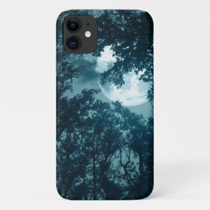 Case-Mate iPhone Case Forêt nocturne enchanteresse avec Pleine lune