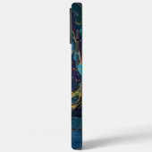 Coques Case-Mate iPhone Forêt paisible avec arbres anciens et conception d (Verso / Gauche)