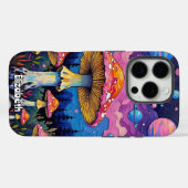 Coques Case-Mate iPhone Forêt planétaire de champignons (Verso (horizontal))