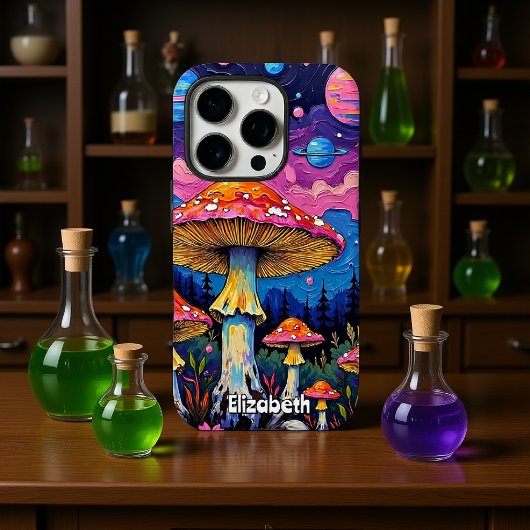 Coques Case-Mate iPhone Forêt planétaire de champignons