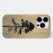 Coques Case-Mate iPhone Forêt sauvage - Bois gravé - Bois (Verso (horizontal))