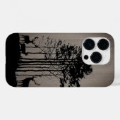 Coques Case-Mate iPhone Forêt sauvage - Bois gravé - Bois (Verso (horizontal))
