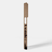 Coques Case-Mate iPhone Forêt sauvage - Bois gravé - Bois (Verso / Droite)