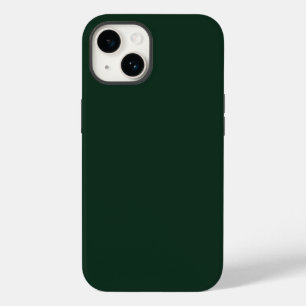Coque Pour iPhone 14 Forêt solide vert foncé