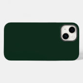 Coques Case-Mate iPhone Forêt solide vert foncé (Verso (horizontal))