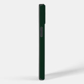 Coques Case-Mate iPhone Forêt solide vert foncé (Verso / Droite)