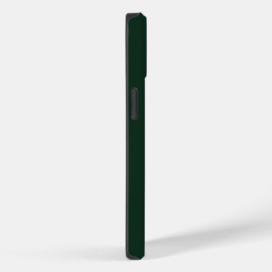 Coques Case-Mate iPhone Forêt solide vert foncé (Verso / Droite)