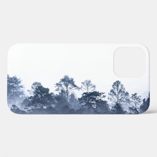 Coques Case-Mate iPhone Forêt tropicale, silhouette brumeuse, Thaïlande (Verso (horizontal))