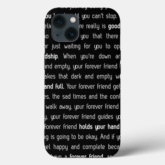 Coques Case-Mate iPhone Forever has no end (Verso)