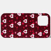 Coques Case-Mate iPhone Forever Love Red Hearts (Verso (horizontal))