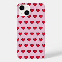Forme de coeur mignonne pixélisée