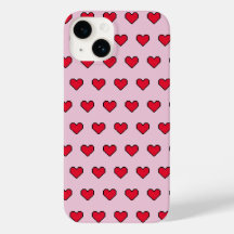 Forme de coeur mignonne pixélisée