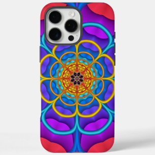 Coques iPhone 16 Pro Max Forme de fleurs abstraites décoratives